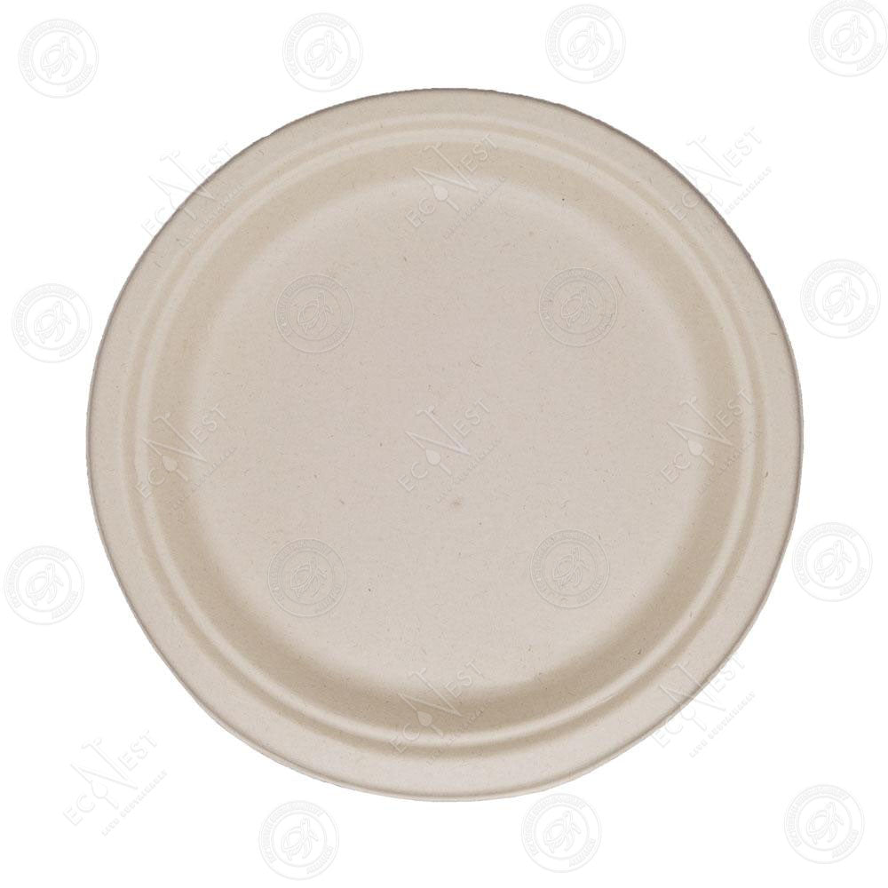 Bagasse Eco Plate 9 – EcoNest Philippines